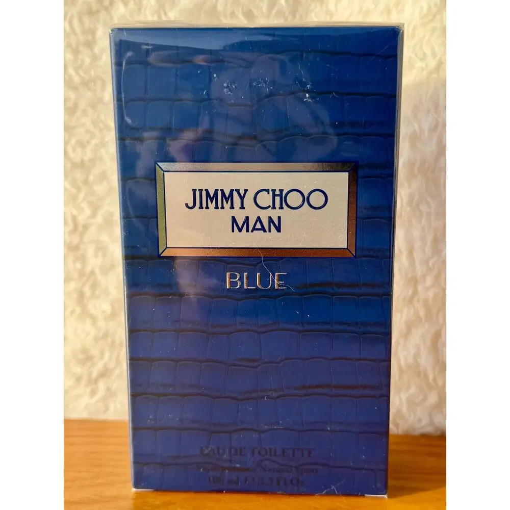Jimmy Choo Man Blue Eau de Toilette Croc-Texture Blue Box – 100ml - Picture 2 of 5